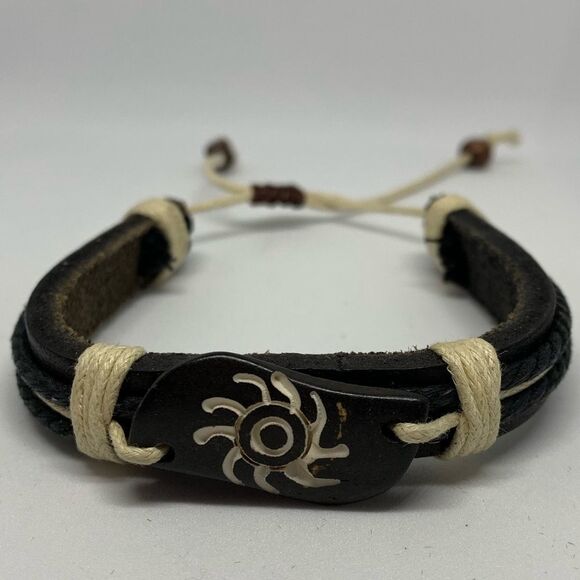 (U1) Tribal Sun Bracelet - Picture 1 of 4